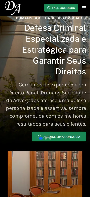 Dumans Advogados — versão mobile