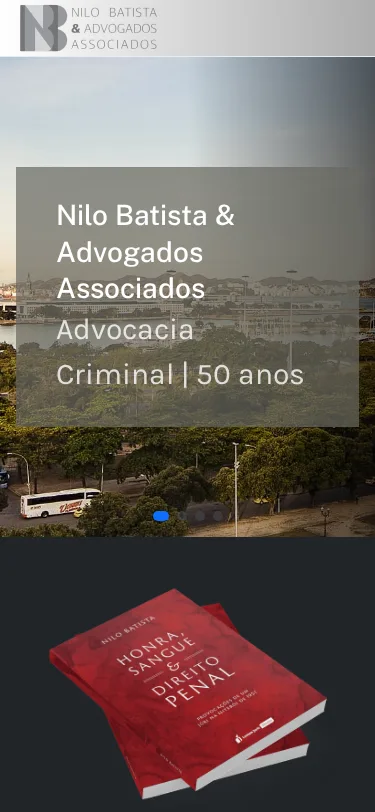 Nilo Batista Advogados — versão mobile