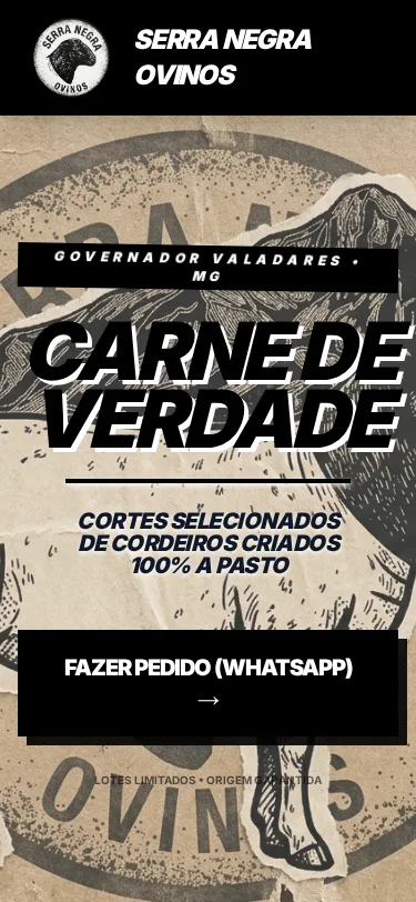 Serra Negra Ovinos — versão mobile